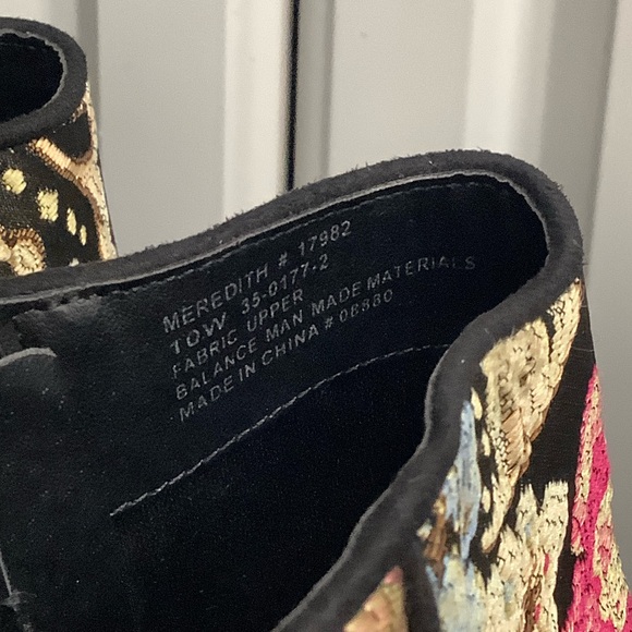 COMFORTVIEW Women’s The Meredith Bootie Floral Embroidered Ankle Boots 10W - Picture 10 of 15